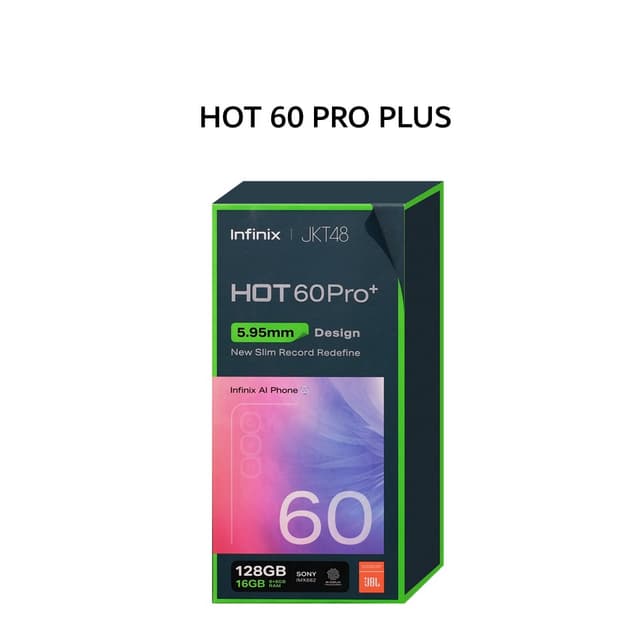 INFINIX HOT 60 PRO PLUS 8GB 256GB SLEEK BLACK