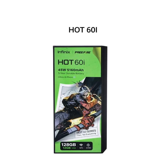 INFINIX HOT 60I 8GB 256GB TITANIUM SILVER