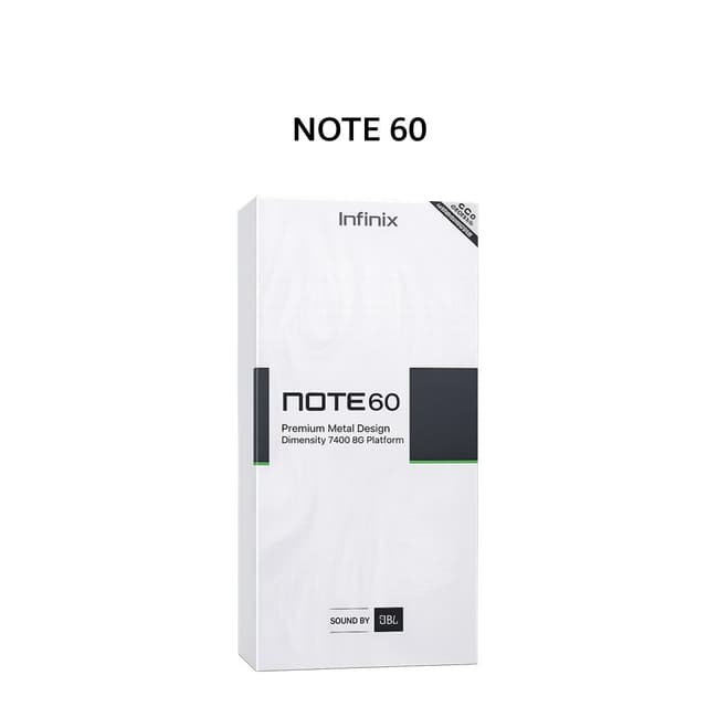 INFINIX NOTE 60 8GB 256GB MIDNIGHT BLACK
