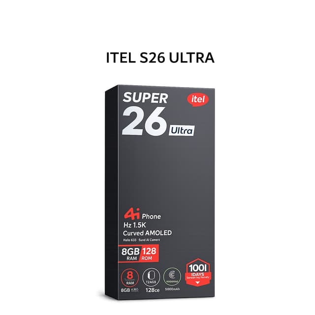 ITEL S26 ULTRA 8GB 256GB WHITE (BOX  CHA+SCR)