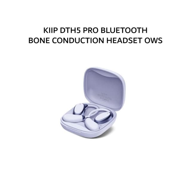 KIIP DTH5 PRO BLUETOOTH BONE CONDUCTION HEADSET OWS - PURPLE