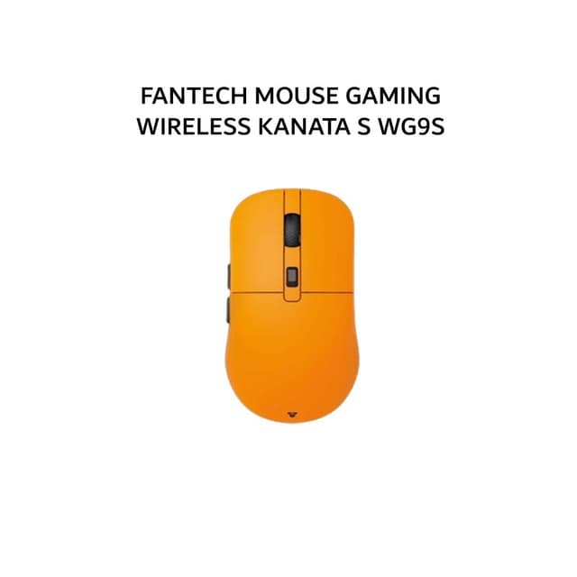 FANTECH MOUSE GAMING WIRELESS KANATA S WG9S - YELLOW