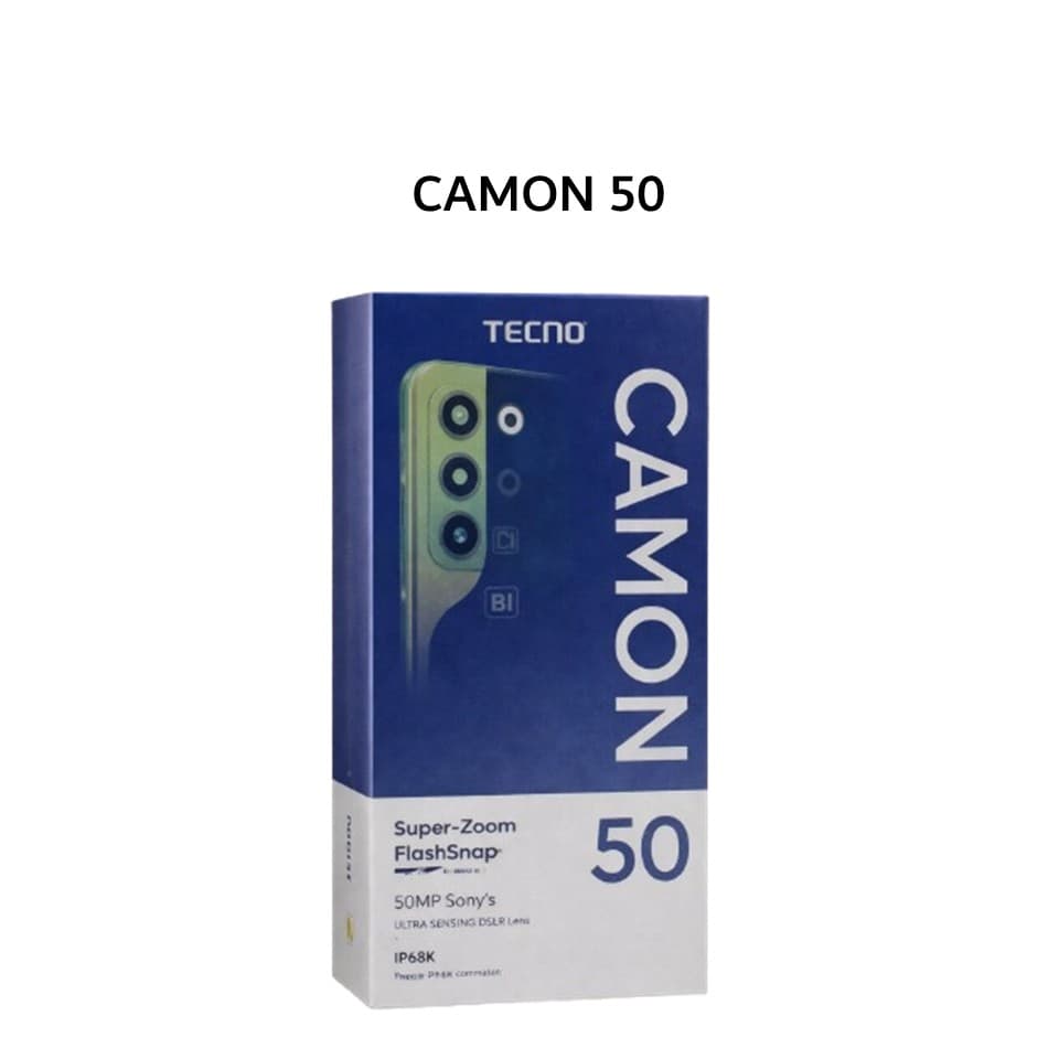 TECNO CAMON 50 12GB 256GB MOONSHADOW BLACK