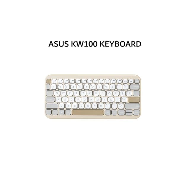 ASUS KW100 KEYBOARD BEIGE