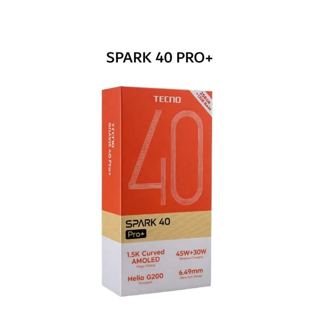 TECNO SPARK 40 PRO+ 8GB 256GB AURORA WHITE