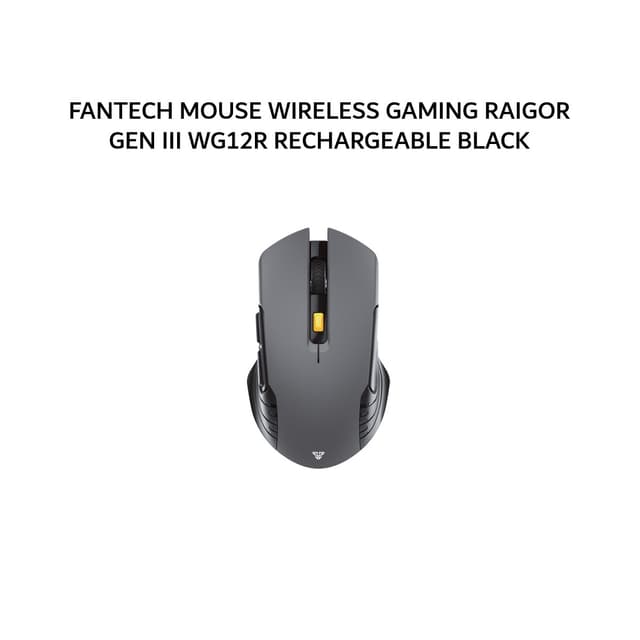 FANTECH MOUSE WIRELESS GAMING RAIGOR GEN III WG12R RECHARGEABLE BLACK