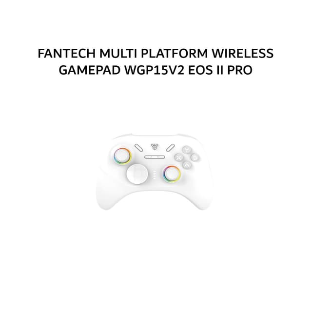 FANTECH MULTI PLATFORM WIRELESS GAMEPAD WGP15V2 EOS II PRO - SOLID WHITE