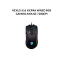 REXUS X16 XIERRA WIRED RGB GAMING MOUSE 7200DPI - BLACK - Variant 1