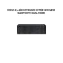 REXUS KL100 / KL-100 KEYBOARD OFFICE WIRELESS BLUETOOTH DUAL MODE - BLACK - Variant 1