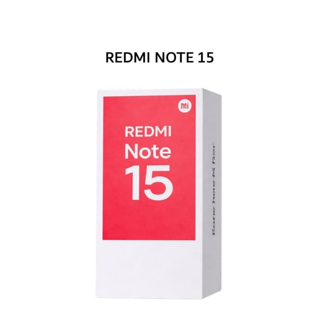 XIAOMI REDMI NOTE 15 4G 8GB 256GB BLACK
