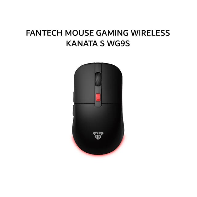 FANTECH MOUSE GAMING WIRELESS KANATA S WG9S - BLACK