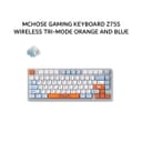 MCHOSE GAMING KEYBOARD Z75S WIRELESS TRI-MODE (75 + SNOW TIGER + PBT) ORANGE AND BLUE 1Y - Variant 1