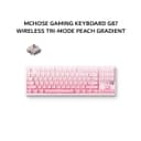 MCHOSE GAMING KEYBOARD G87 WIRELESS TRI-MODE (80 + SPEED GOLD V2 + PBT) PEACH GRADIENT 1Y - Variant 1