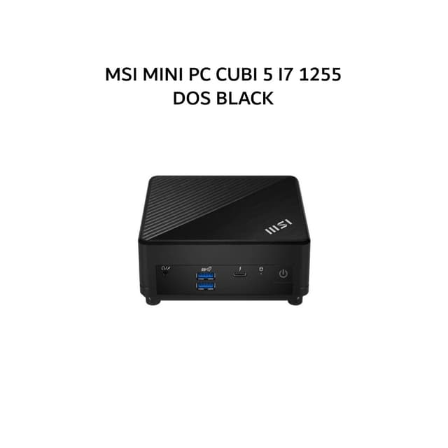 MSI MINI PC CUBI 5 I7 1255 DOS (BARE) BLACK
