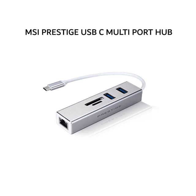 MSI PRESTIGE USB C MULTI PORT HUB