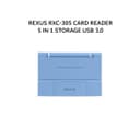 REXUS RXC305 / RXC-305 CARD READER 5 IN 1 STORAGE USB 3.0 - BLUE - Variant 1