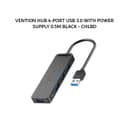 VENTION HUB 4-PORT USB 3.0 WITH POWER SUPPLY 0.5M BLACK - CHLBD - Variant 1