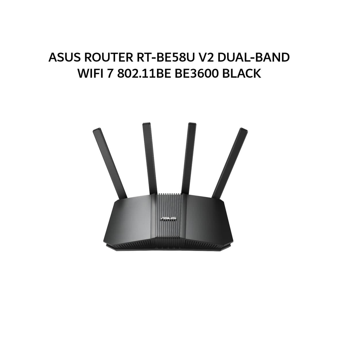 ASUS ROUTER RT-BE58U V2 DUAL-BAND WIFI 7 802.11BE BE3600 BLACK 3Y