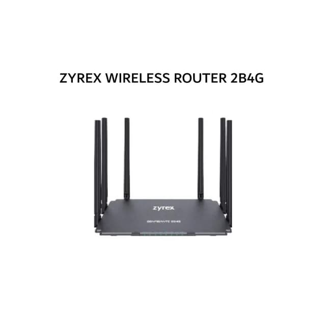 ZYREX WIRELESS ROUTER 2B4G