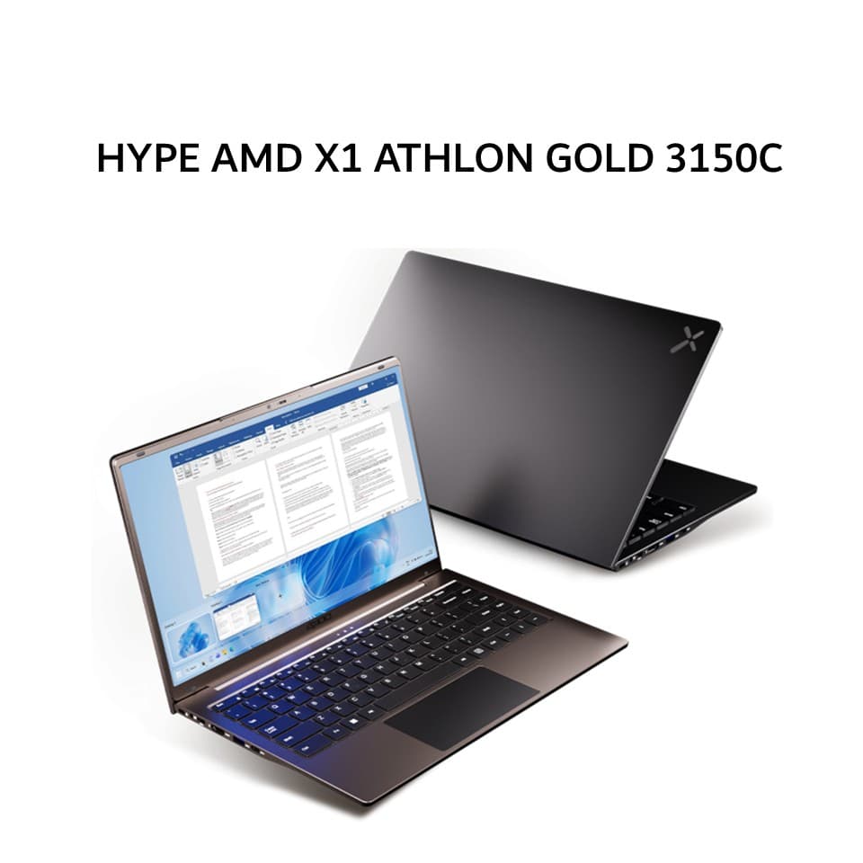 AXIOO HYPE AMD X1 ATHLON GOLD 3150C 8GB 128GB DOS 14.0FHD BLIT BRN