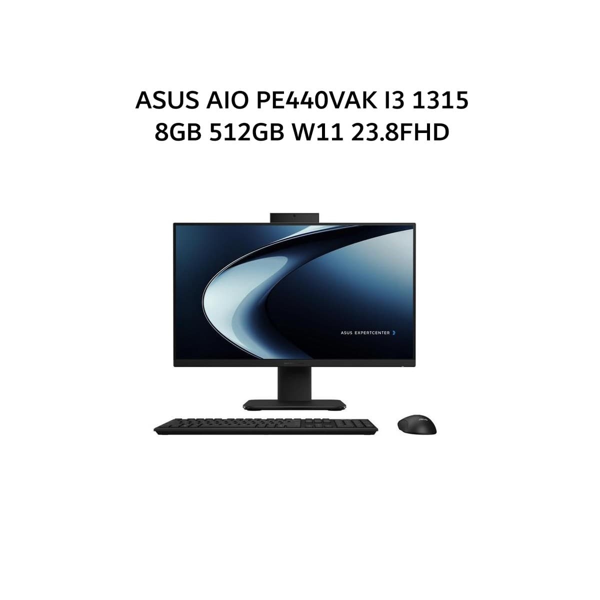 ASUS AIO PE440VAK I3 1315 8GB 512GB W11 23.8FHD 3Y BLK -BPC385W