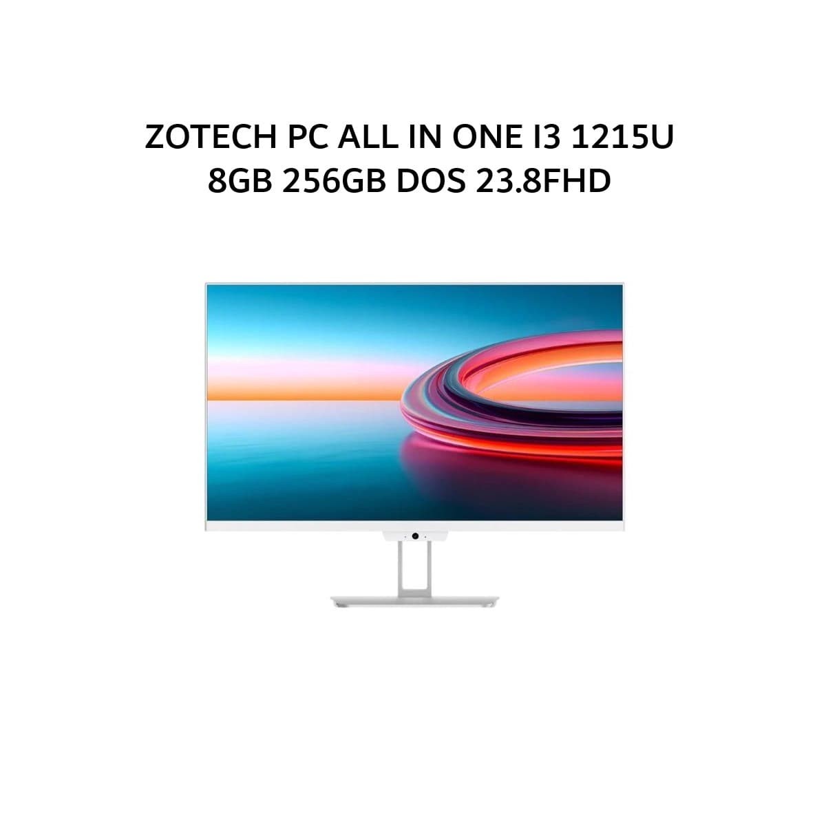 ZOTECH PC ALL IN ONE I3 1215U 8GB 256GB DOS 23.8FHD 1YEAR WHITE