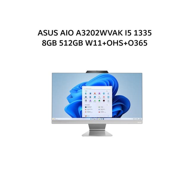 ASUS AIO A3202WVAK I5 1335 8GB 512GB W11+OHS+O365 21.5FHD BLK -BPB5850WS