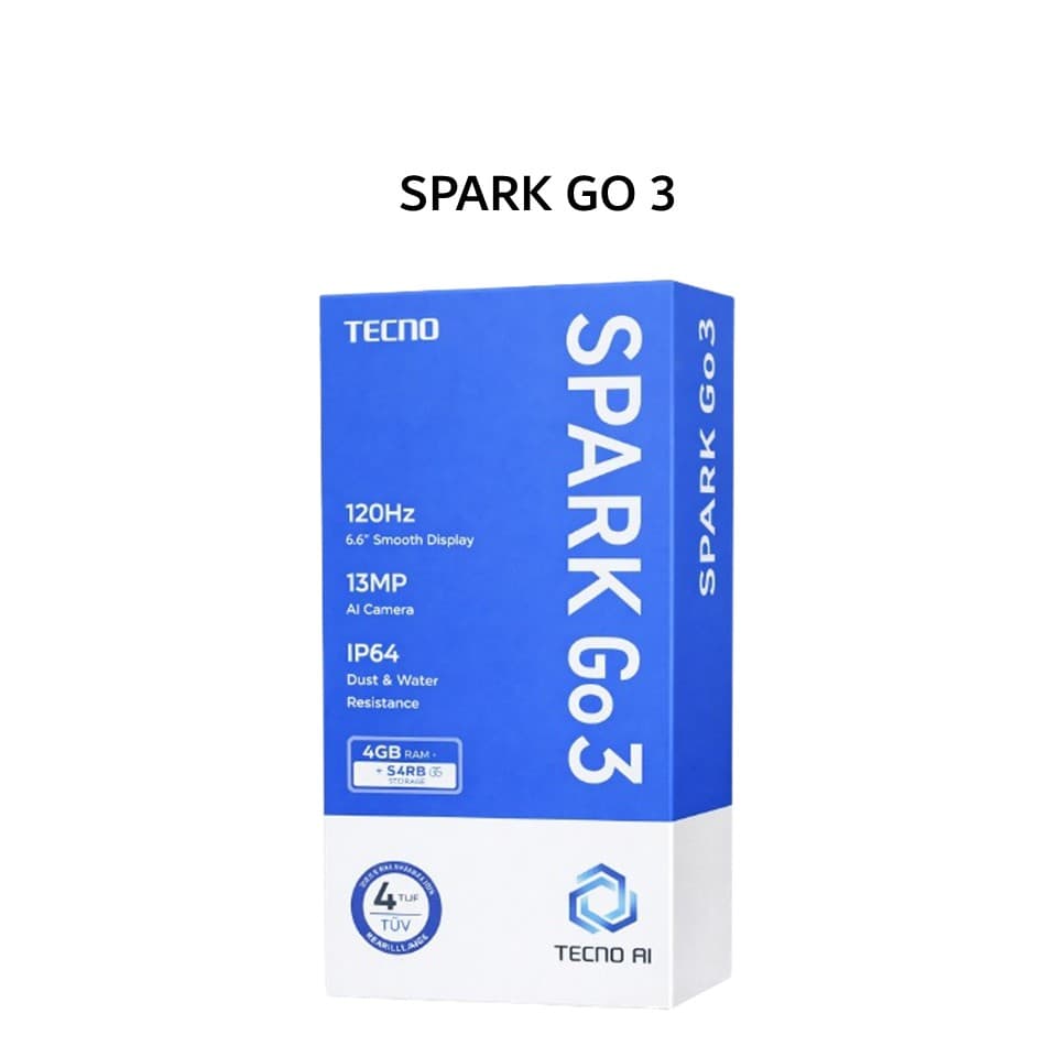 TECNO SPARK GO 3 4GB 64GB WHITE