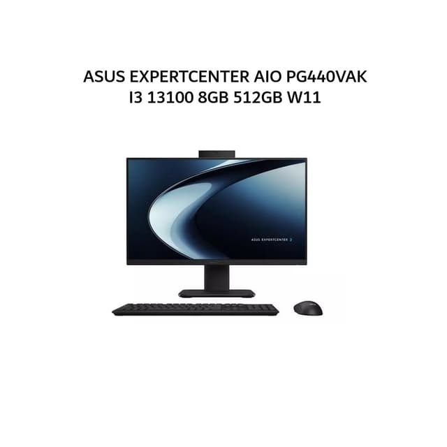 ASUS EXPERTCENTER AIO PG440VAK I3 13100 8GB 512GB W11 23.8FHD 3Y BLK -BPC385W