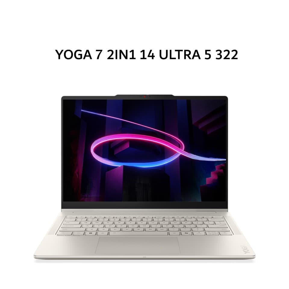 LENOVO YOGA 7 2IN1 AURA EDITION 14 ULTRA 5 322 16GB 512GB W11+OHS+M365B 14.0 WUXGA OLED PEN (BOX SLEE) 3YPREM+3ADP SEASHELL