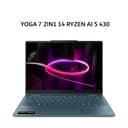 LENOVO YOGA 7 2IN1 14 RYZEN AI 5 430 16GB 512GB W11+OHS+M365B 14.0 WUXGA OLED PEN (BOX SLEE) 3YPREM+3ADP TEAL -4AID - Image 1