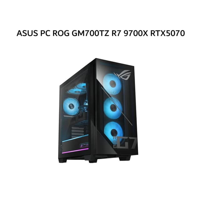 ASUS PC ROG GM700TZ R7 9700X RTX5070 12GB/ 32GB 1TB W11+OHS+M365 BLK -G570731WOM