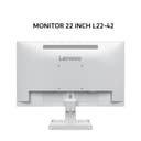 LENOVO MONITOR 22 INCH L22-42 IPS FHD 1080P 4MS 100HZ HDMIVGA WHITE 3Y (BUNDLE PC DESKTOP) - Image 1