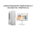LENOVO IDEACENTRE TOWER RYZEN AI 7 350 16GB 1TB W11+OHS+M365B GRY -08ID + MONITOR 21.5 - Variant 1