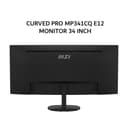 MSI MONITOR CURVED PRO 34 INCH MP341CQ E12 VA UWQHD 1440P 1MS 120HZ SPEAKER BLACK 3Y - Image 1