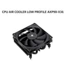 THERMALRIGHT CPU AIR COOLER LOW PROFILE AXP90-X36 BLACK (1X 92MM BLACK FAN  + 4X HEATPIPES ) BLACK 6Y - Variant 1
