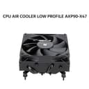 THERMALRIGHT CPU AIR COOLER LOW PROFILE AXP90-X47 BLACK (1X 92MM BLACK FAN  + 4X HEATPIPES ) BLACK 6Y - Variant 1