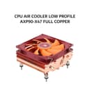 THERMALRIGHT CPU AIR COOLER LOW PROFILE AXP90-X47 FULL COPPER (1X 92MM RED FAN  + 4X HEATPIPES ) 6Y - Variant 1