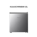 HISENSE KULKAS MINIBAR 43L SILVER -RR68D4IGN - Variant 1
