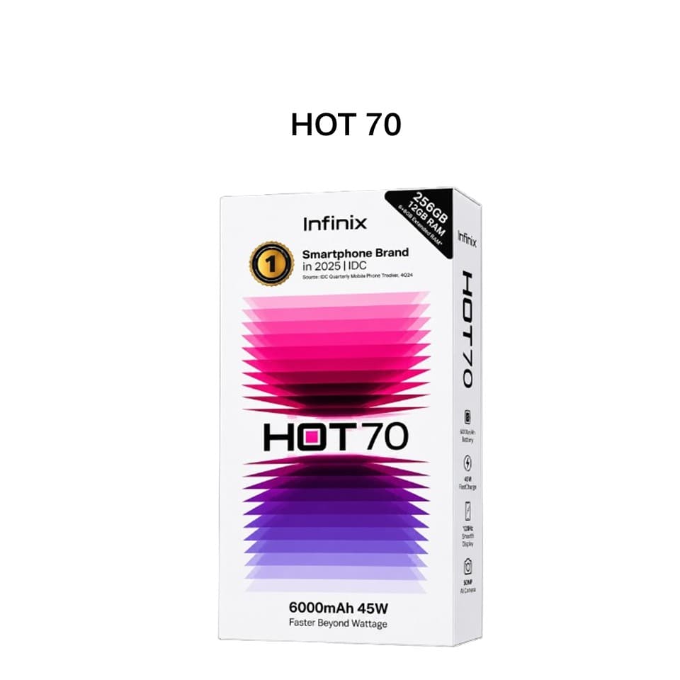 INFINIX HOT 70 4GB 128GB THERMO ORANGE