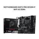 MSI MOTHERBOARD MATX PRO B550M-P WIFI 6E DDR4 AM4 /AMD 3Y - Variant 1