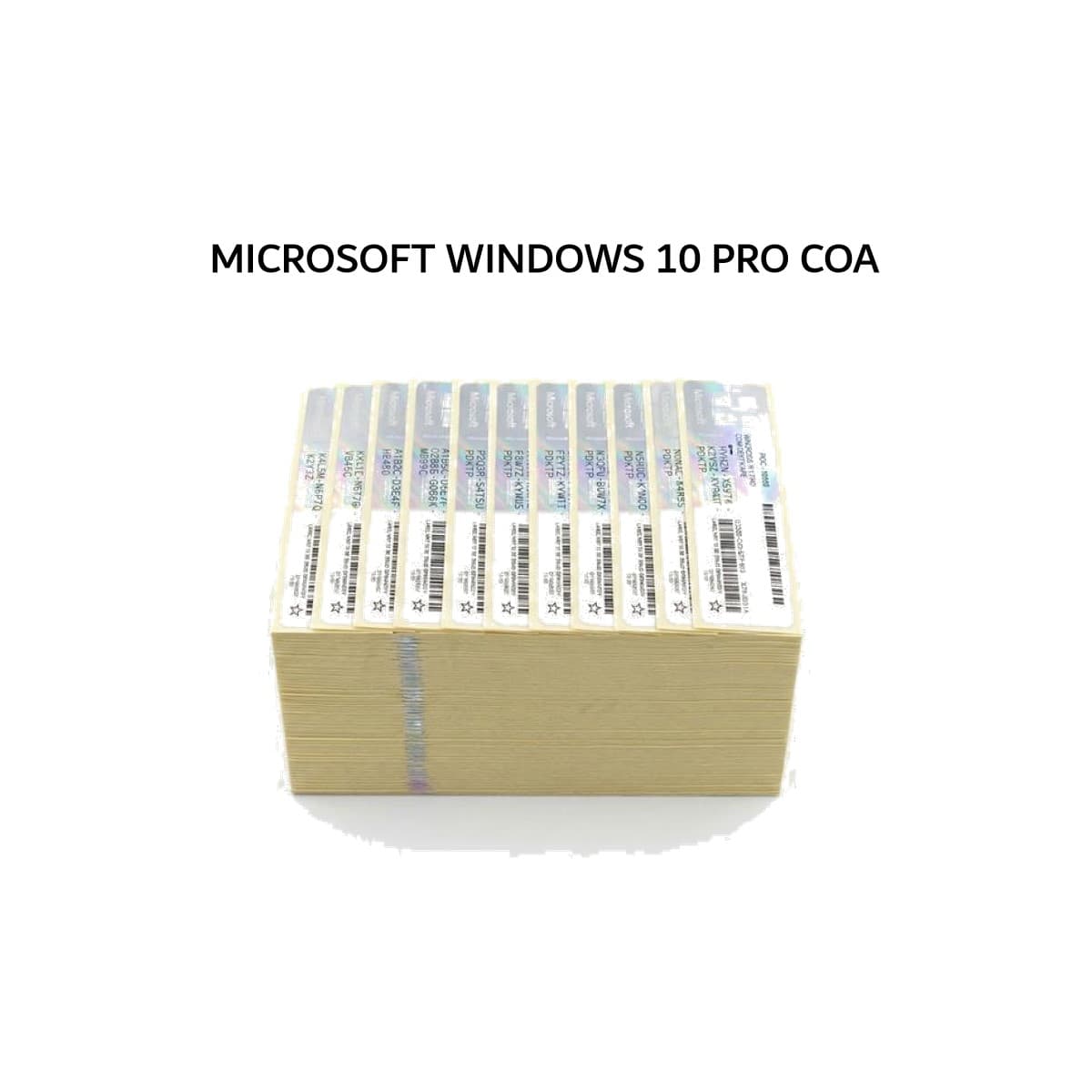 MICROSOFT WINDOWS 10 PRO COA