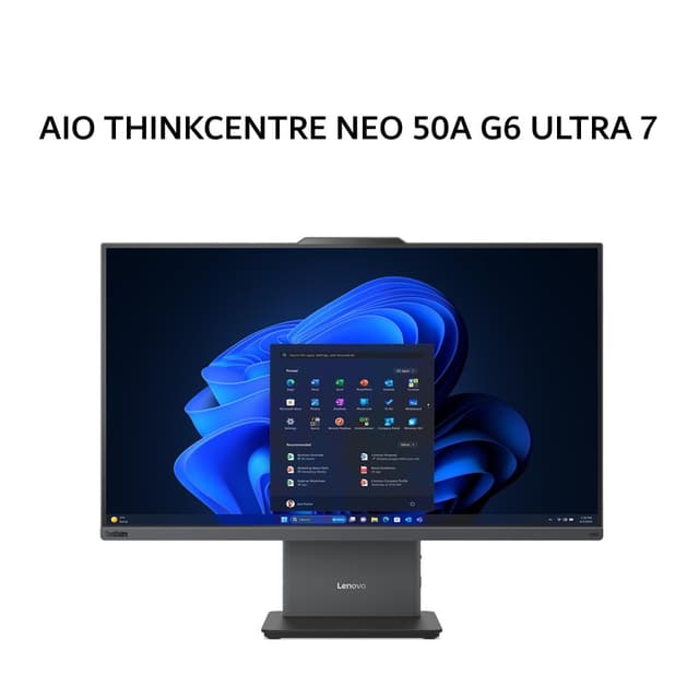LENOVO AIO THINKCENTRE NEO 50A G6 ULTRA 7 256V 16GB 1TB SSD W11+OHS LUNA GREY - 09ID