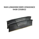 CORSAIR RAM LONGDIMM DDR5 VENGEANCE 64GB (32GBX2) 6000MHZ CL30 BLACK - CMK64GX5M2B6000C30 - Variant 1