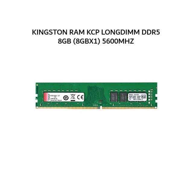 KINGSTON RAM KCP LONGDIMM DDR5 8GB (8GBX1) 5600MHZ