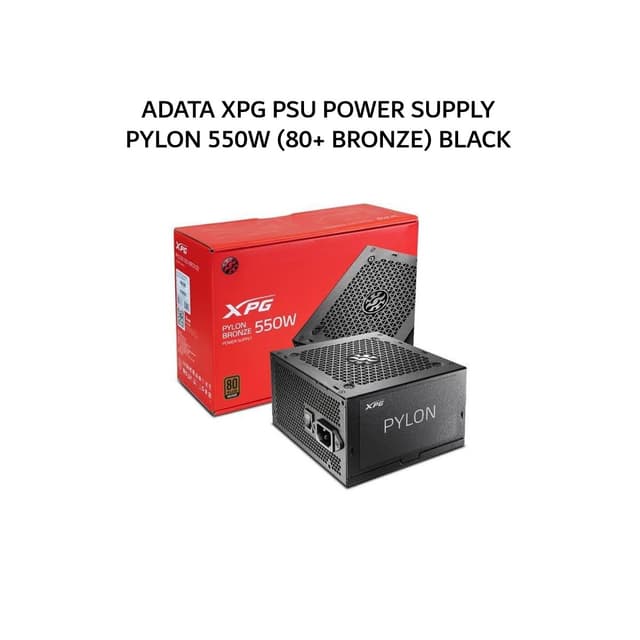ADATA XPG PSU POWER SUPPLY PYLON 550W (80+ BRONZE) BLACK