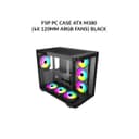 FSP PC CASE ATX M380 (4X 120MM ARGB FANS) BLACK 1X - Variant 1