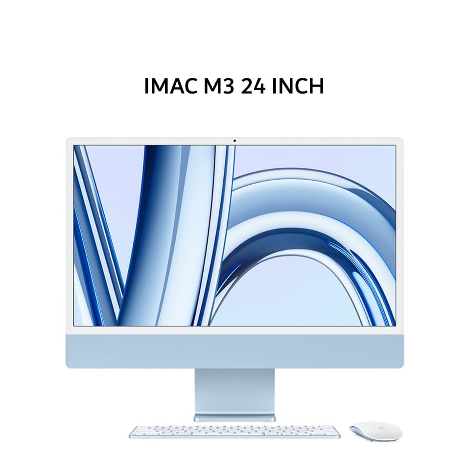 APPLE IMAC 24 M3 10C GPU 8GB 256GB 8C CPU BLUE -MQRQ3ID