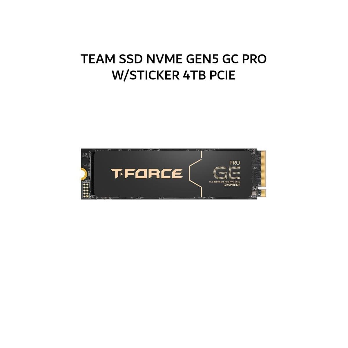TEAM SSD NVME GEN5 GC PRO W/STICKER 4TB PCIE 5.0 M.2 2280 5Y - UP TO 12500 MB/S
