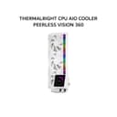 THERMALRIGHT CPU AIO COOLER PEERLESS VISION 360 (360MM RADIATOR + 3X 120MM ARGB FANS + 3.95 INCH LCD DISPLAY) WHITE 5Y - Variant 1